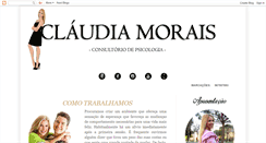 Desktop Screenshot of claudiamorais.com