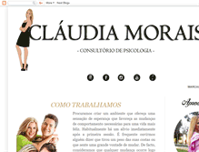 Tablet Screenshot of claudiamorais.com